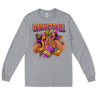 Heather Grey Basketball life afro girl sneakers Long Sleeve Tee - RanaPortraitStore