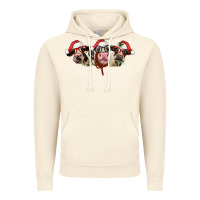 Vintage Artic christmas holstein cows Vintage Hoodie - LillyAllenDesigns