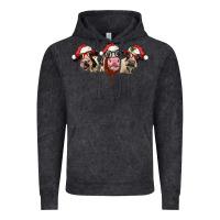 Christmas Holstein Cows Vintage Hoodie | Teevron