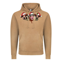 Vintage Camel christmas holstein cows Vintage Hoodie - LillyAllenDesigns