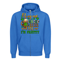 True Royal Buy me green beer and tell me i'm pretty Zipper Hoodie - OliviaCreatesArt