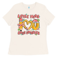 Bone little miss 100 days smarter Ladies Tee - MaliasSmallBusiness