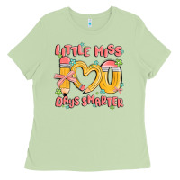 Matcha little miss 100 days smarter Ladies Tee - MaliasSmallBusiness