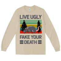 Mushroom Lıve Ugly Fake Your Death Long Sleeve Tee - Bettercallsaul