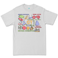 Dove Grey biliteral coordintiom Premium Tee - MaliasSmallBusiness