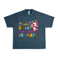 Midnight Navy cute smart and a little bit dramatic Urban Heavy Tee - Artiststas