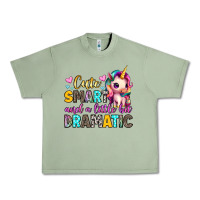 Oil Green cute smart and a little bit dramatic Urban Heavy Tee - Artiststas