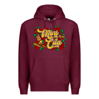 Burgundy Mini cita Premium Hoodie - RanaPortraitStore