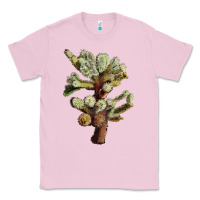 Bubblegum Pink Cholla Tree Cactus Classic Tee - LillyAllenDesigns