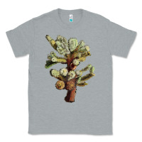 Heather Grey Cholla Tree Cactus Classic Tee - LillyAllenDesigns