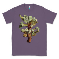 Lavender Cholla Tree Cactus Classic Tee - LillyAllenDesigns