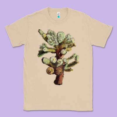 Cholla Tree Cactus Classic Tee Designed By Lillyallendesigns
