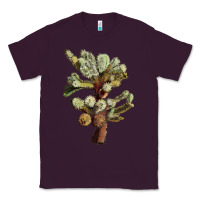 Plum Cholla Tree Cactus Classic Tee - LillyAllenDesigns