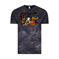 Cloud Black Moo I Mean Boo Holstein Cow Vintage Tee - LillyAllenDesigns