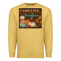 Antique Gold sweater weather tumbler Premium Sweatshirt - BundleAndBundleShop