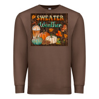 Chestnut sweater weather tumbler Premium Sweatshirt - BundleAndBundleShop