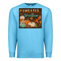 Ocean Blue sweater weather tumbler Premium Sweatshirt - BundleAndBundleShop