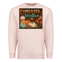 Pale Pink sweater weather tumbler Premium Sweatshirt - BundleAndBundleShop