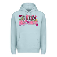 Blue Mist Xoxo hugs and kisses Valentine's Day Premium Hoodie - FaDigitalArtStudio