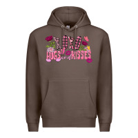 Coffee Xoxo hugs and kisses Valentine's Day Premium Hoodie - FaDigitalArtStudio