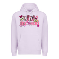 Lilac Xoxo hugs and kisses Valentine's Day Premium Hoodie - FaDigitalArtStudio
