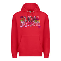 Xoxo Hugs And Kisses Valentine's Day Premium Hoodie | Teevron