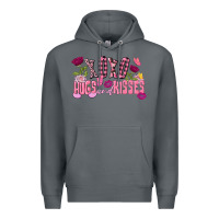 Rock Xoxo hugs and kisses Valentine's Day Premium Hoodie - FaDigitalArtStudio