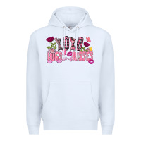 White Xoxo hugs and kisses Valentine's Day Premium Hoodie - FaDigitalArtStudio