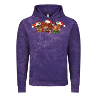 Cloud Purple christmas red angus cows Vintage Hoodie - LillyAllenDesigns