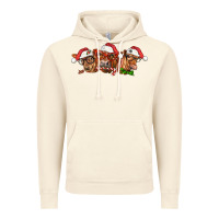 Vintage Artic christmas red angus cows Vintage Hoodie - LillyAllenDesigns