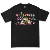 Black library grown up Premium Tee - MaliasSmallBusiness