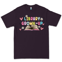 Plum library grown up Premium Tee - MaliasSmallBusiness
