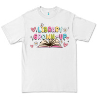 White library grown up Premium Tee - MaliasSmallBusiness