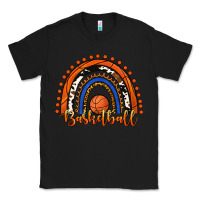 Black Basketball Rainbow Classic Tee - RanaPortraitStore