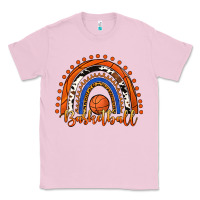 Bubblegum Pink Basketball Rainbow Classic Tee - RanaPortraitStore