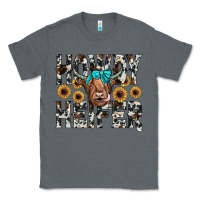 Charcoal Heather howdy heıfer Classic Tee - JahusDesignShop