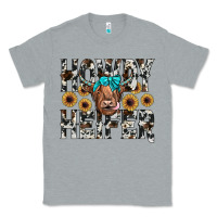 Heather Grey howdy heıfer Classic Tee - JahusDesignShop