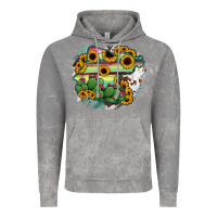 Cloud Rock Guanajuato sunflower serape map Vintage Hoodie - RanaPortraitStore
