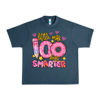 Midnight Navy little miss 100 days smarter Urban Heavy Tee - Artiststas