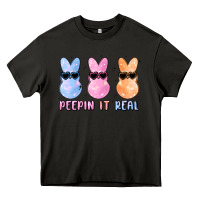 Asphalt peepin it real easter glitter Heavy Core Tee - MaliasSmallBusiness