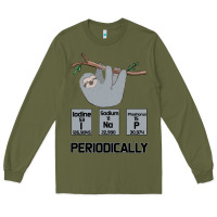 Army Green Periodically Long Sleeve Tee - Bettercallsaul