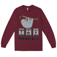 Burgundy Periodically Long Sleeve Tee - Bettercallsaul