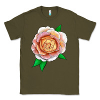 Army Green Fun In The Sun Rose Classic Tee - LillyAllenDesigns