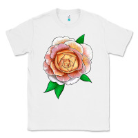 White Fun In The Sun Rose Classic Tee - LillyAllenDesigns