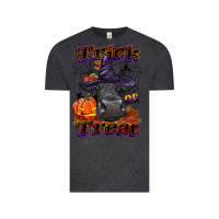 Vintage Black Trick Or Treat Black Angus Heifer Vintage Tee - LillyAllenDesigns
