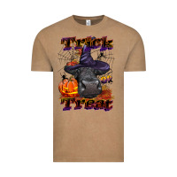 Vintage Coffee Trick Or Treat Black Angus Heifer Vintage Tee - LillyAllenDesigns