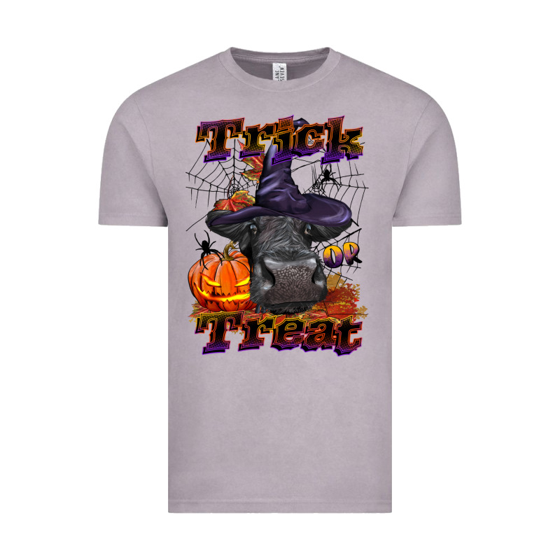 Trick Or Treat Black Angus Heifer Vintage Tee by LillyAllenDesigns | Teevron