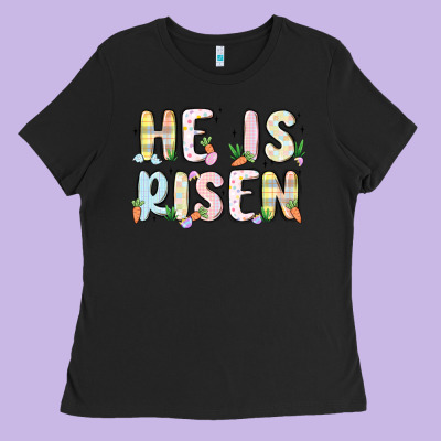 He Is Risen Ladies Tee Designed By Maliassmallbusiness