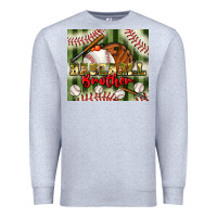 Heather Grey baseball brother tumbler Premium Sweatshirt - BundleAndBundleShop