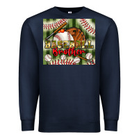 Navy baseball brother tumbler Premium Sweatshirt - BundleAndBundleShop